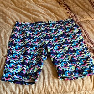 Colorful Lane Bryant Livi Active size 22-24 exercise shorts